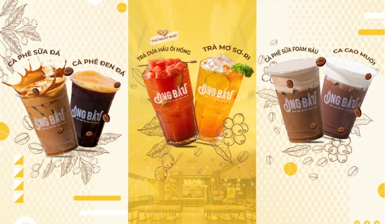 Cà phê Ông Bầu có mấy loại? Cập nhật menu mới nhất 2025