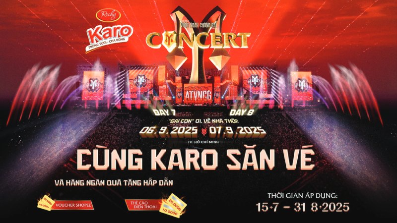  Bánh tươi chà bông Karo với bao bì có in thông tin chương trình.
