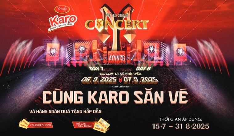 Mua Bánh tươi chà bông Karo săn vé concert Anh Trai Vượt Ngàn Chông Gai