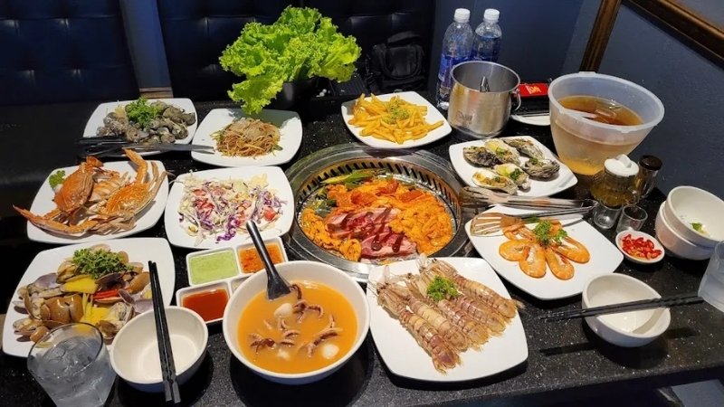 Hải sản tươi sống đặc sản vùng biển