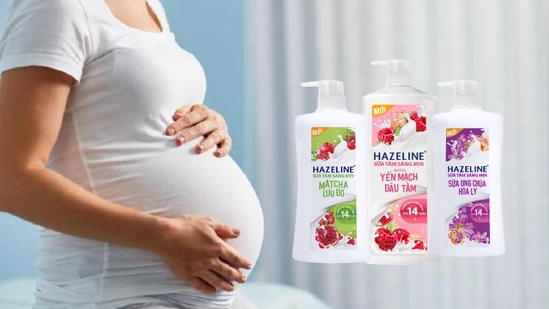 Bà bầu nên ưu tiên các dòng Hazeline có thành phần tự nhiên và mùi hương nhẹ