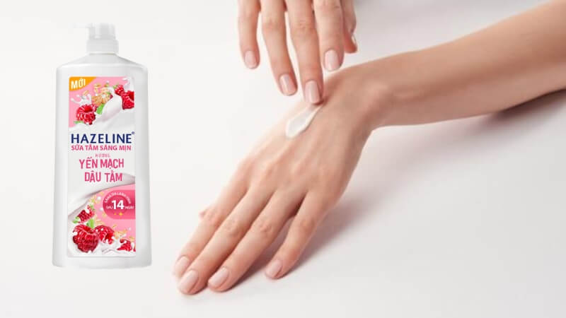 Nên thử sản phẩm trên một vùng da nhỏ