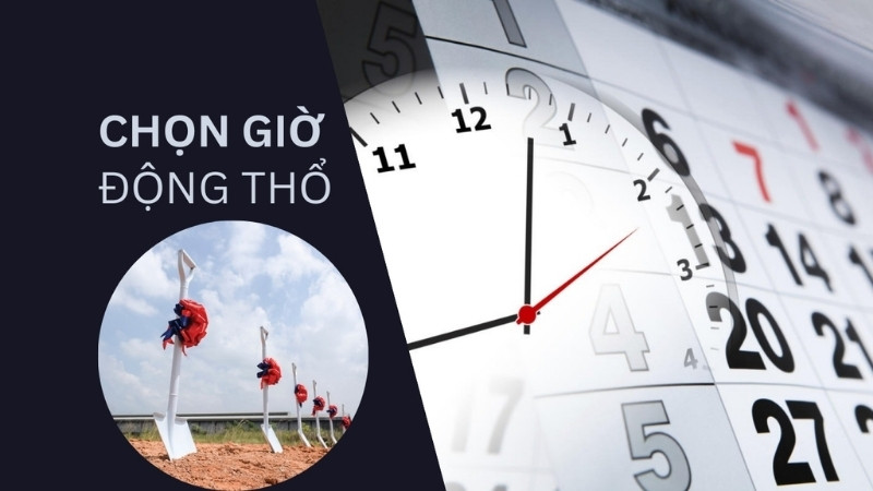 Tránh giờ hắc đạo và ngày Tam Nương giúp giảm rủi ro khi khởi công xây dựng