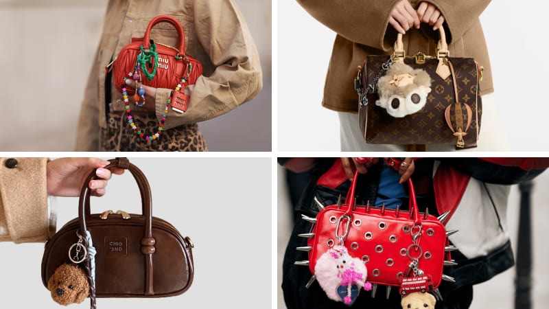 Phối bag charm sành điệu như một fashionista