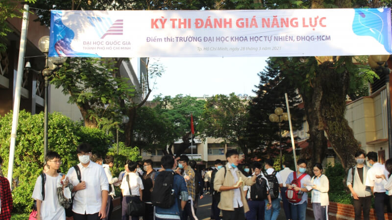 Kỳ thi đánh giá năng lực được tổ chức bởi Trường Đại học Khoa học Tự nhiên Kỳ thi đánh giá năng lực được tổ chức bởi Trường Đại học Khoa học Tự nhiên