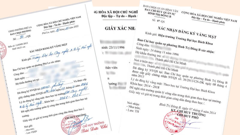 Chuẩn bị đầy đủ giấy tờ về nghĩa vụ quân sự Chuẩn bị đầy đủ giấy tờ về nghĩa vụ quân sự