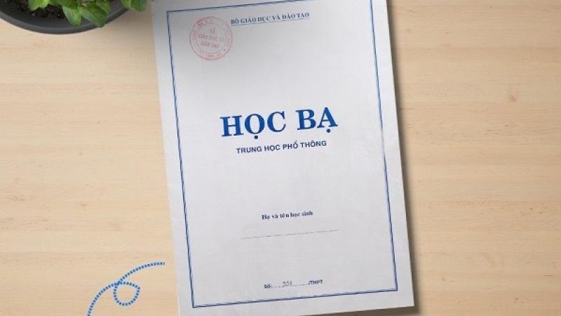 Học bạ không bị rách hay thiếu trang Học bạ không bị rách hay thiếu trang