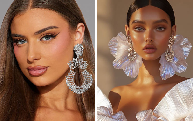 Hoa tai chùm (chandelier earrings) Hoa tai chùm (chandelier earrings)