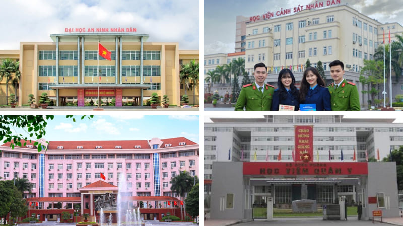 Sinh viên khối quân đội, công an được miễn 100% học phí