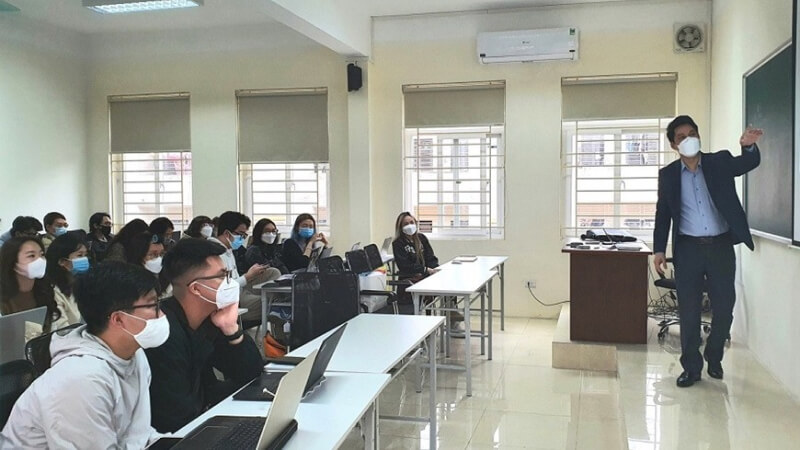 Phòng học hiện đại cho sinh viên học tập