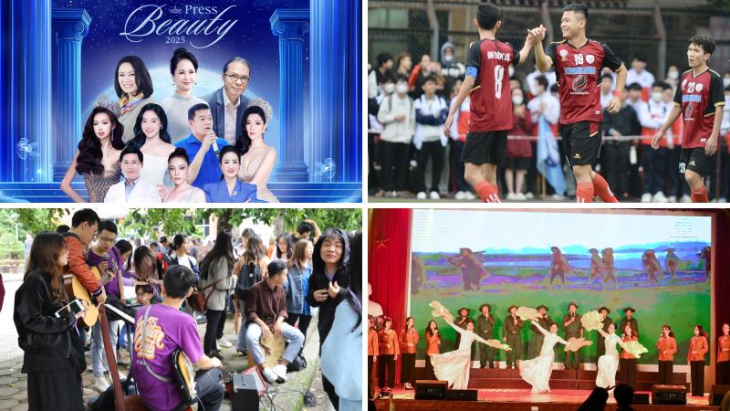 Các hoạt động sinh viên sôi nổi tại trường