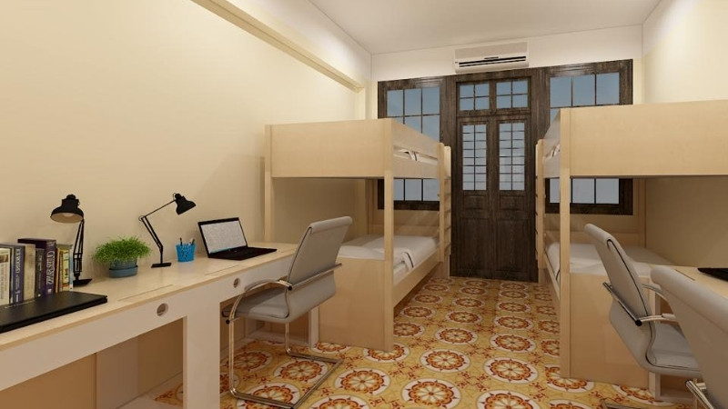 Phòng KTX tiện nghi