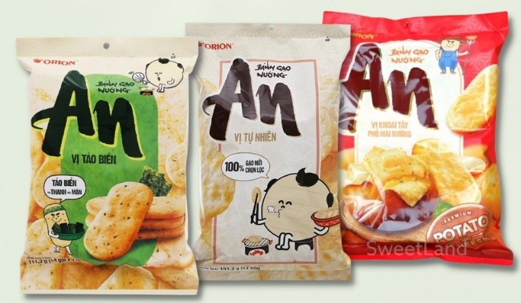 Bánh gạo An vị nào ngon nhất? So sánh các vị phổ biến