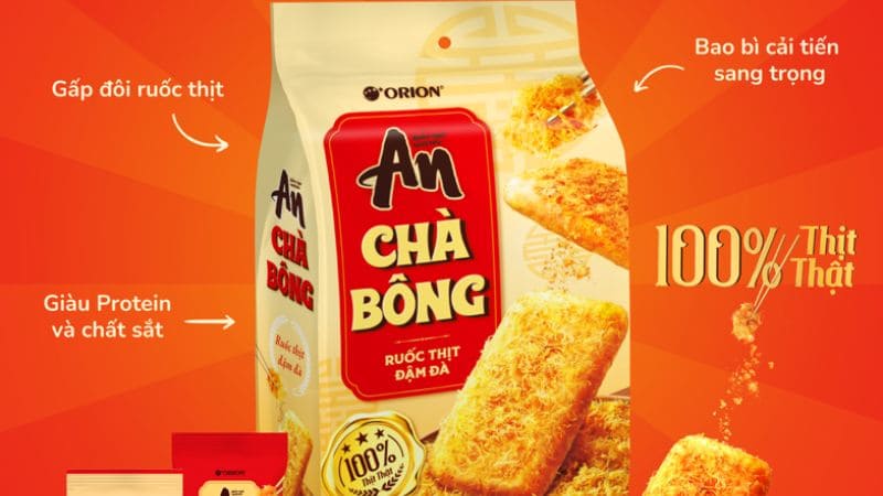 Lớp chà bông mặn ngọt hài hòa, thơm lừng.