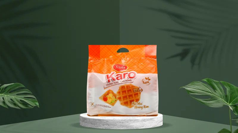 Bánh Karo vị trứng tươi phô mai hoàng kim