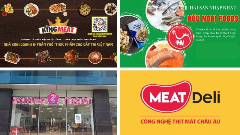 Các địa chỉ phân phối thực phẩm chuyên dụng Các địa chỉ phân phối thực phẩm chuyên dụng