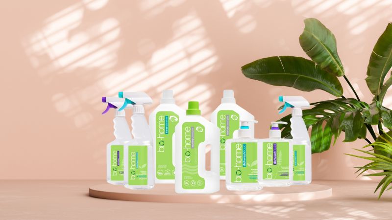 Biohome làm từ ngô và dầu cọ, không chất độc hại, bao bì tái chế thân thiện