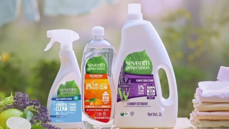 Seventh Generation có thành phần thực vật, không hương liệu tổng hợp, an toàn và thân thiện môi trường