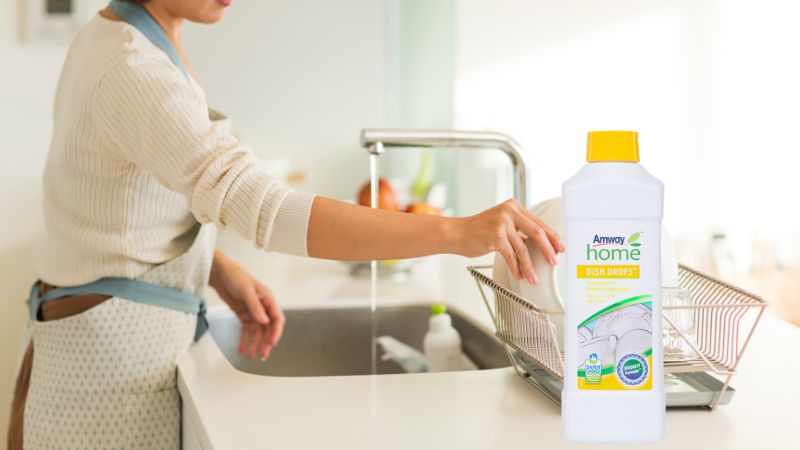 Amway Dish Drops cô đặc, tiết kiệm, làm sạch hiệu quả và an toàn cho sức khỏe