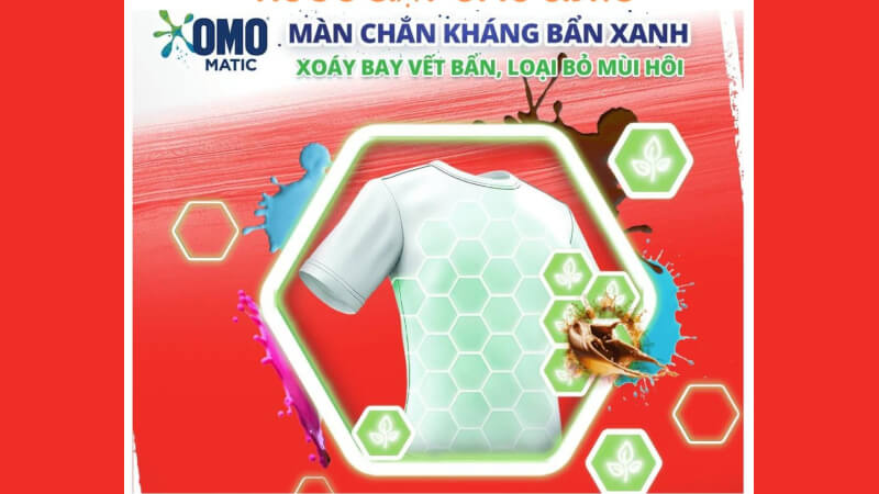 Nước giặt OMO được trang bị công nghệ làm sạch cực nhanh Nước giặt OMO được trang bị công nghệ làm sạch cực nhanh