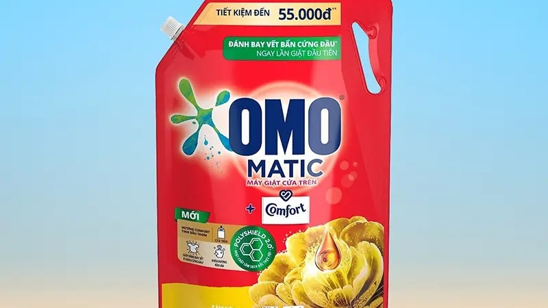 Dòng OMO hương Comfort lưu hương thơm mát lâu dài, dễ chịu Dòng OMO hương Comfort lưu hương thơm mát lâu dài, dễ chịu