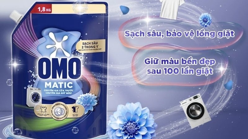 Dòng OMO hương Comfort lưu hương thơm mát lâu dài, dễ chịu Dòng OMO hương Comfort lưu hương thơm mát lâu dài, dễ chịu