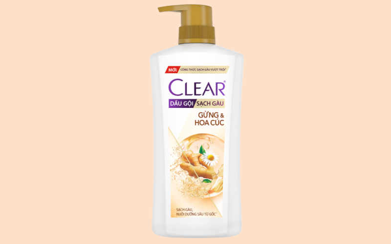 Giới thiệu tổng quan về thương hiệu dầu gội Clear gừng & hoa cúc