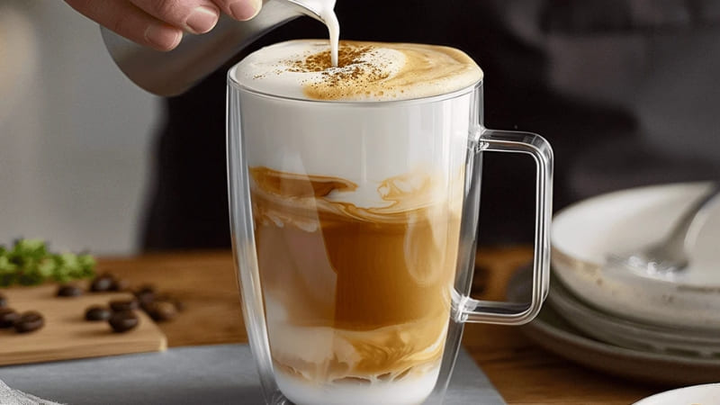 Flat white yến mạch phản ánh phong cách sáng tạo riêng