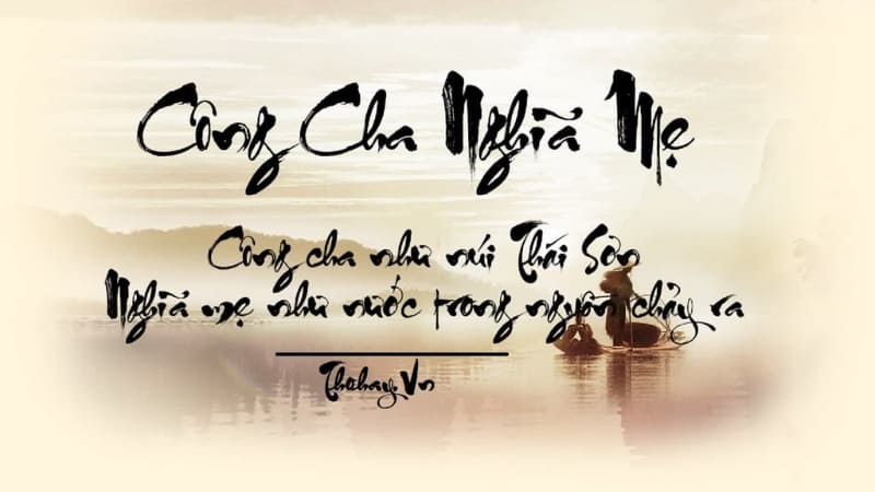Những câu nói khắc họa sâu đậm tình thương cha mẹ.