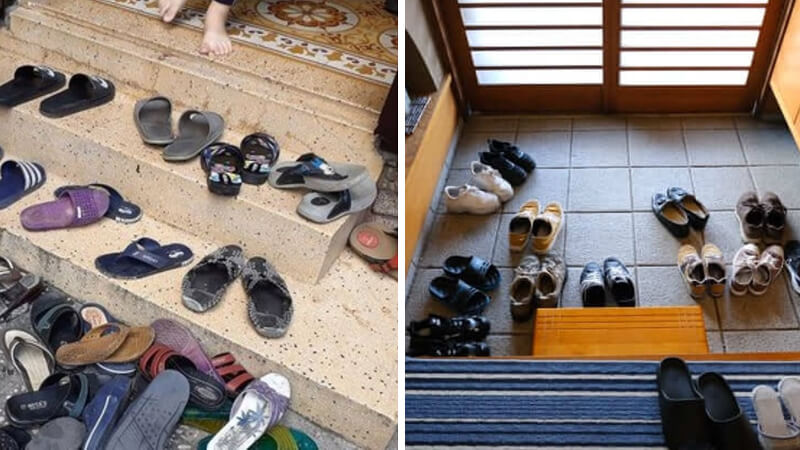 Chọn giày dép dễ di chuyển khi đi chùa