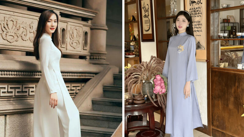 Áo dài là sự lựa chọn phù hợp đi chùa trong dịp lễ