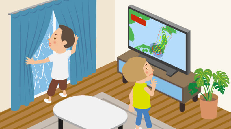 Nên ở yên trong nhà khi thấy hiện tượng “trời quang trước bão”