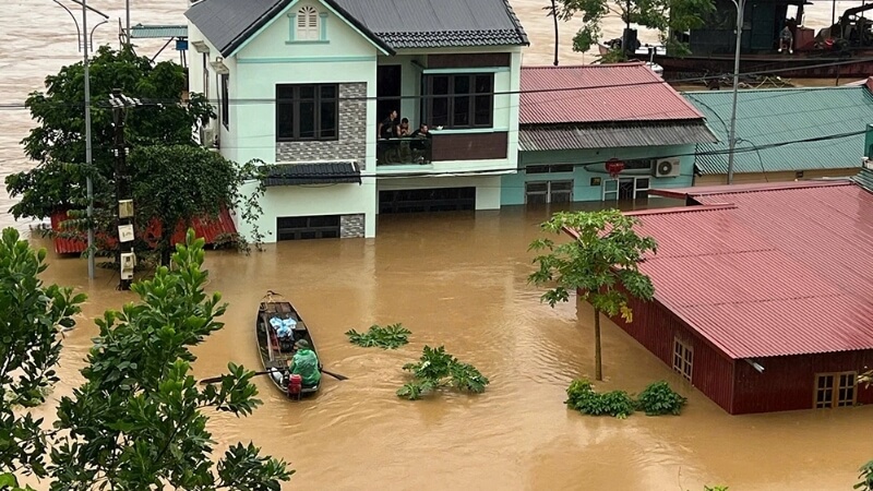 Quá trình hình thành một cơn bão