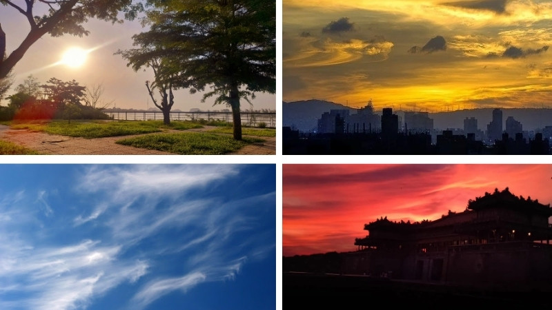 Hiện tượng bầu trời và không khí thay đổi Hiện tượng bầu trời và không khí thay đổi