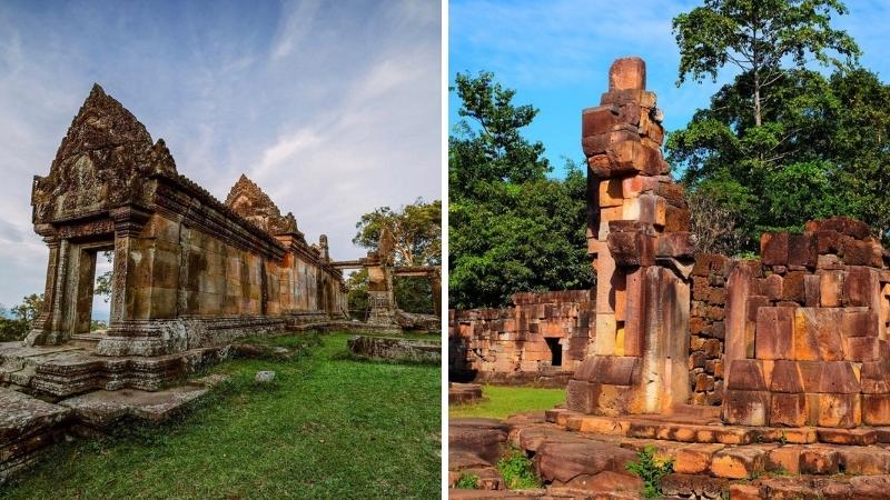 So sánh vẻ đẹp của Đền Preah Vihear và Đền Ta Muen