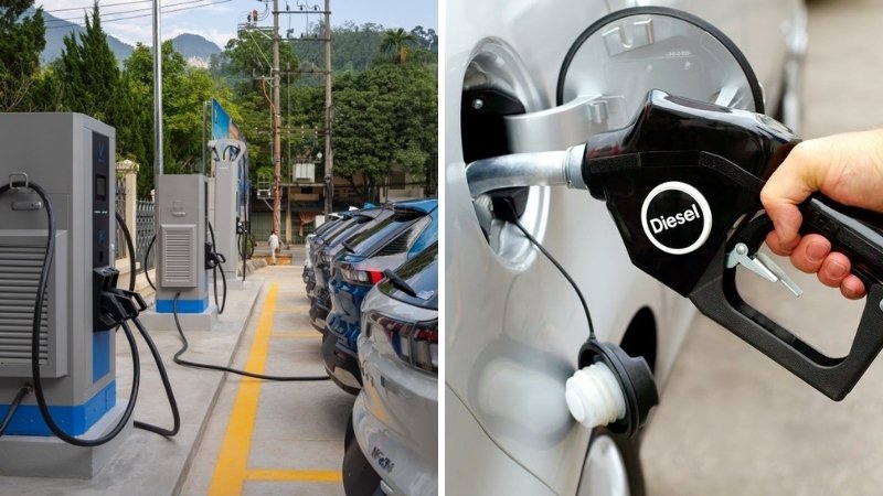 So sánh tổng chi phí xe điện và xe xăng cùng phân khúc