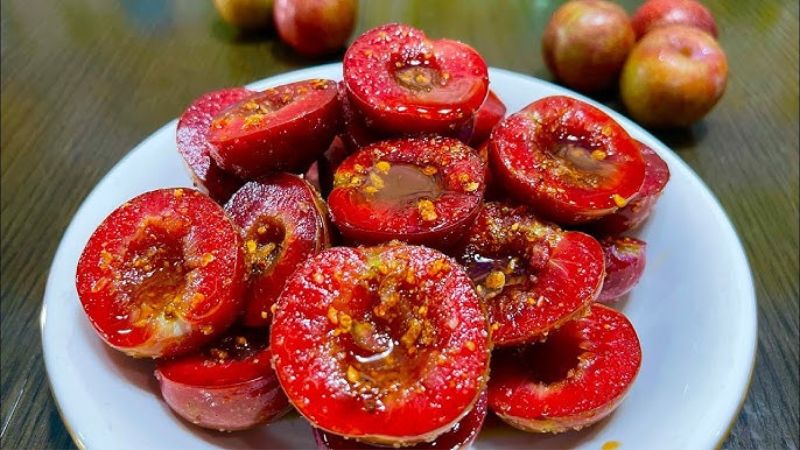 Mận lắc với muối ớt Tây Ninh Mận lắc với muối ớt Tây Ninh