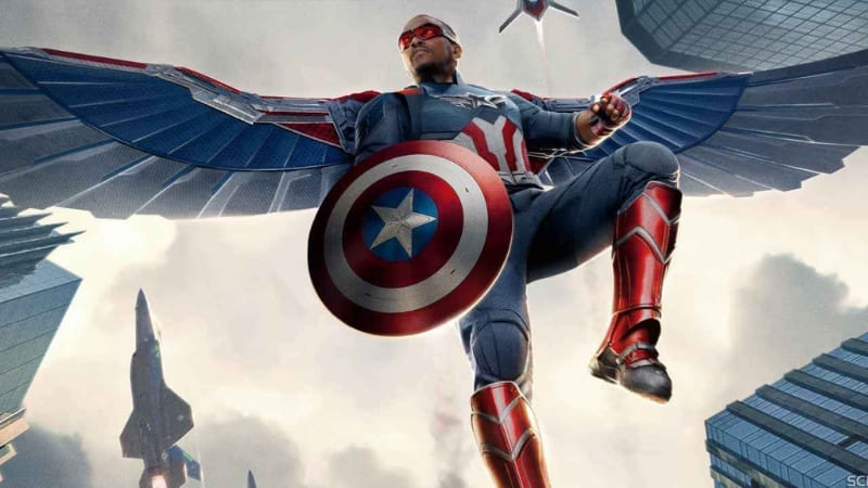 Sam Wilson chứng minh bản lĩnh khi gánh vác chiếc khiên tự do.