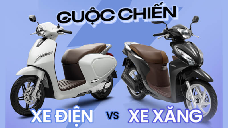 Xe máy xăng thường vận hành tốt hơn trong điều kiện nước ngập