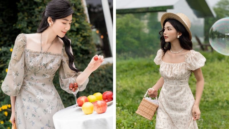 Mang vẻ cổ điển, phù hợp nhiều dáng người.