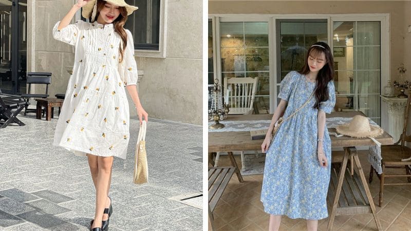 Dáng xòe dễ thương, che khuyết điểm cơ thể tốt.