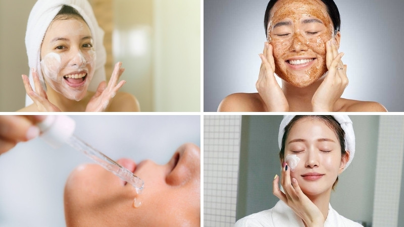 Các bước skincare chuẩn bị cho lớp nền căng bóng
