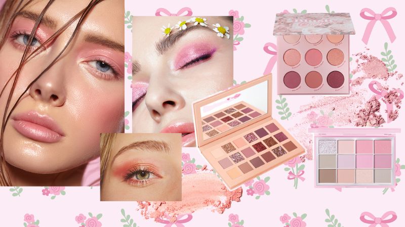 Trang điểm đôi mắt mơ màng với mi cong vút và tông màu pastel