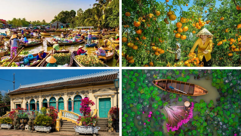 Lịch trình 2 ngày 1 đêm về miền Tây sông nước Lịch trình 2 ngày 1 đêm về miền Tây sông nước