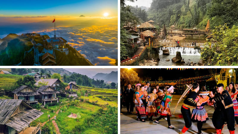 Lịch trình 4 ngày 3 đêm “lên núi” tại Sapa (Lào Cai) Lịch trình 4 ngày 3 đêm “lên núi” tại Sapa (Lào Cai)