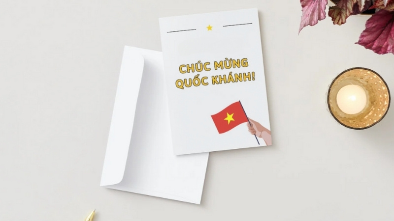 Ý nghĩa của thiệp mừng Quốc khánh 2/9