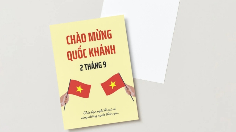 Giải đáp các câu hỏi thường gặp về thiệp mừng Quốc khánh