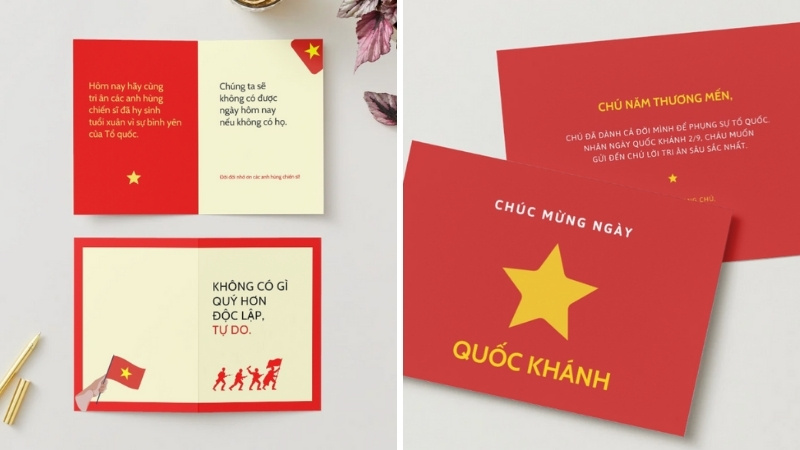 Mẫu thiệp đẹp và trang trọng