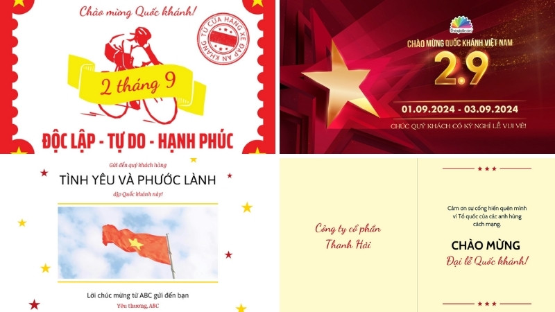 Các mẫu thiệp tặng khách hàng