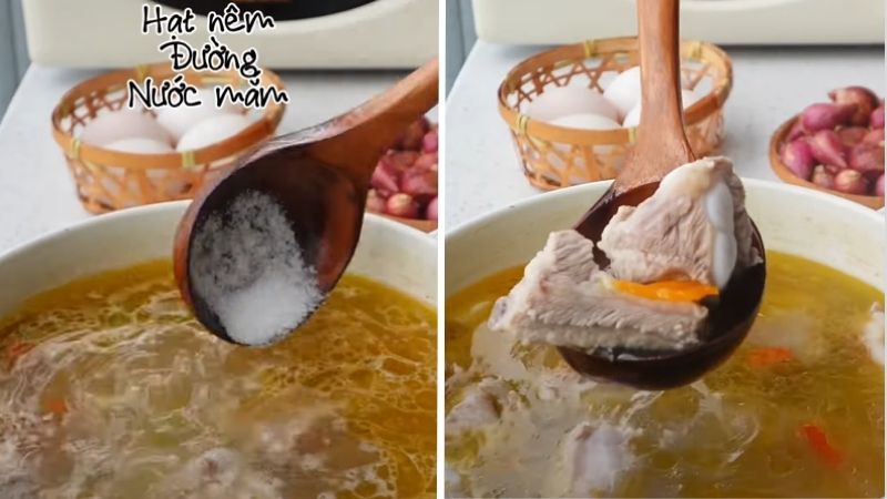 Nên thêm gia vị cho vừa với khẩu vị gia đình